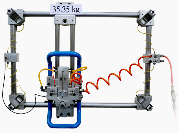 Pierwsza przenośna maszyna do cięcia otworów wiertniczych zasilana powietrzem zaprojektowana przez GISON.