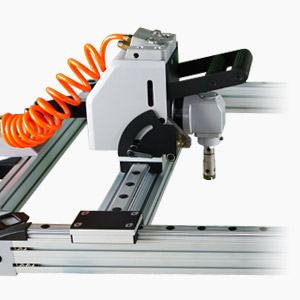 Segunda generación de máquina cortadora de orificios para fregaderos portátil accionada por aire