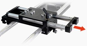 Base scorrevole mobile per guida lineare GP-VR120