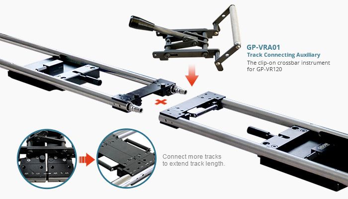 A conexão de faixas pode ser feita manualmente ou usando o instrumento de barra transversal clip-on
