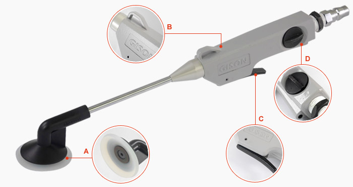 Narzędzie do podnoszenia próżniowego GP-SA40 firmy GISON