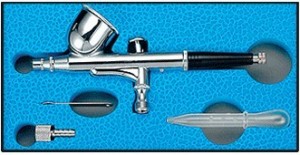 Kit de brosse pneumatique professionnelle / aérographe